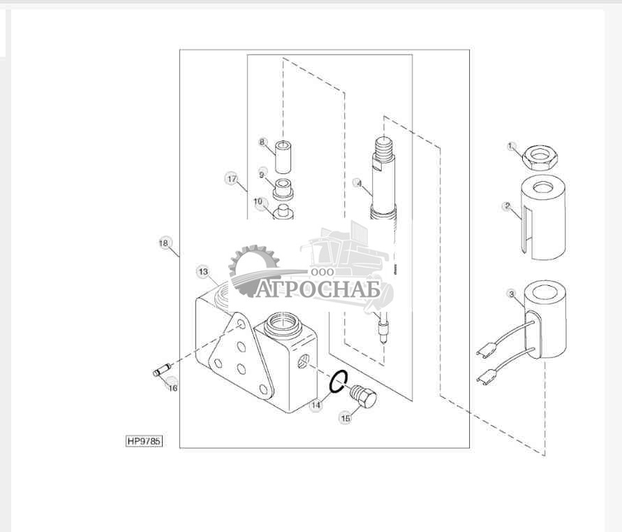 Solenoid Control Valve For Two-Way Reel Lift 